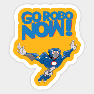 Go Robo Now Flying Sticker